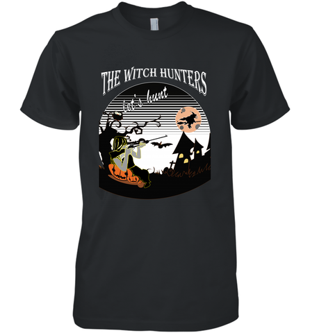 The wicth hunters  halloween Men's Premium T-Shirt Men's Premium T-Shirt / Black / XS Men's Premium T-Shirt - HHHstores