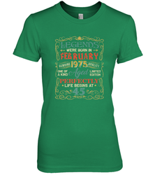 Legends Were Born In FEBRUARY 1975 45th Birthday Gifts Women's Premium T-Shirt