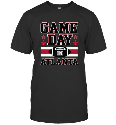NFL Atlanta Game Day Football Home Team Colors Women Girl Gift Men's T-Shirt Men's T-Shirt / Black / S Men's T-Shirt - HHHstores