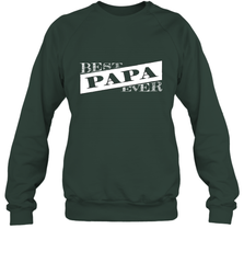 Best Papa Ever  Father's Day Crewneck Sweatshirt Crewneck Sweatshirt - HHHstores
