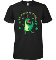 T Rex Dinosaur St. Patrick's Day Irish Funny Men's Premium T-Shirt Men's Premium T-Shirt - HHHstores
