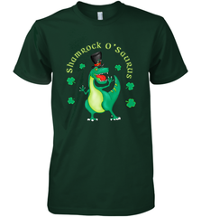 T Rex Dinosaur St. Patrick's Day Irish Funny Men's Premium T-Shirt Men's Premium T-Shirt - HHHstores