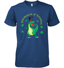 T Rex Dinosaur St. Patrick's Day Irish Funny Men's Premium T-Shirt Men's Premium T-Shirt - HHHstores