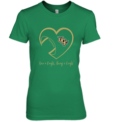 UCF Knights Football Inside Heart  Team  Apparel Women's Premium T-Shirt