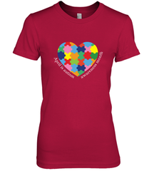 April is autism awareness month T shirt Women's Premium T-Shirt Women's Premium T-Shirt - HHHstores