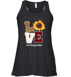 Love Hockey Mom Life Design Women's Racerback Tank