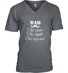 Dad the man the myth the legend Happy Father's day Men's V-Neck Men's V-Neck - HHHstores