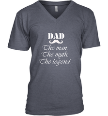 Dad the man the myth the legend Happy Father's day Men's V-Neck Men's V-Neck - HHHstores