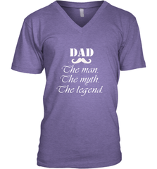 Dad the man the myth the legend Happy Father's day Men's V-Neck Men's V-Neck - HHHstores