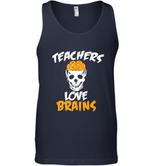 Teachers Love Brains funny Halloween Zombie Men's Tank Top Men's Tank Top - HHHstores