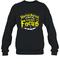 Hocus Pocus Everybody Focus Halloween Teacher Or Student Crewneck Sweatshirt