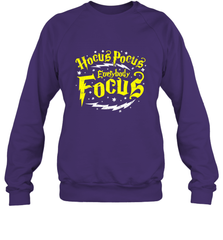 Hocus Pocus Everybody Focus Halloween Teacher Or Student Crewneck Sweatshirt Crewneck Sweatshirt - HHHstores