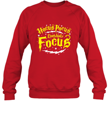 Hocus Pocus Everybody Focus Halloween Teacher Or Student Crewneck Sweatshirt Crewneck Sweatshirt - HHHstores