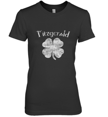 Vintage Fitzgerald Irish Shamrock St Patty's Day Women's Premium T-Shirt Women's Premium T-Shirt - HHHstores