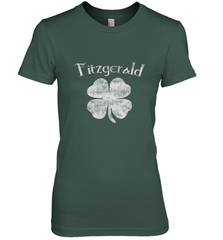 Vintage Fitzgerald Irish Shamrock St Patty's Day Women's Premium T-Shirt Women's Premium T-Shirt - HHHstores