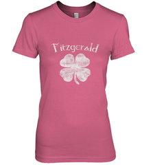 Vintage Fitzgerald Irish Shamrock St Patty's Day Women's Premium T-Shirt Women's Premium T-Shirt - HHHstores