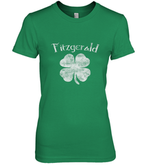 Vintage Fitzgerald Irish Shamrock St Patty's Day Women's Premium T-Shirt Women's Premium T-Shirt - HHHstores