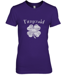 Vintage Fitzgerald Irish Shamrock St Patty's Day Women's Premium T-Shirt Women's Premium T-Shirt - HHHstores