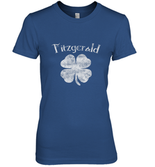 Vintage Fitzgerald Irish Shamrock St Patty's Day Women's Premium T-Shirt Women's Premium T-Shirt - HHHstores