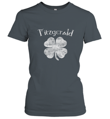 Vintage Fitzgerald Irish Shamrock St Patty's Day Women's T-Shirt Women's T-Shirt - HHHstores