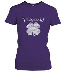 Vintage Fitzgerald Irish Shamrock St Patty's Day Women's T-Shirt Women's T-Shirt - HHHstores