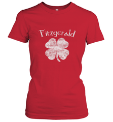 Vintage Fitzgerald Irish Shamrock St Patty's Day Women's T-Shirt Women's T-Shirt - HHHstores