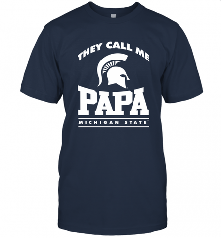 Michigan State Spartans They Call Me Papa Men's T-Shirt