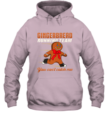 Christmas Gingerbread Man Cookie Gingerbread Running Team Hooded Sweatshirt Hooded Sweatshirt - HHHstores