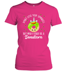 Donutcorn Funny Cute Donut Unicorn Irish St Patrick's Day Women's T-Shirt Women's T-Shirt - HHHstores