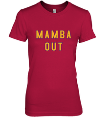 Mamba Out Limited Edition Farewell Tribute Women's Premium T-Shirt Women's Premium T-Shirt - HHHstores