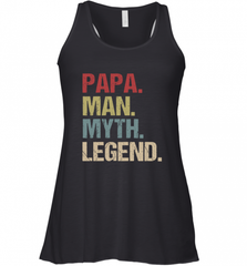 Papa Man Myth Legend Dad Father Women's Racerback Tank Women's Racerback Tank - HHHstores