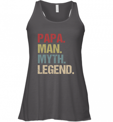 Papa Man Myth Legend Dad Father Women's Racerback Tank Women's Racerback Tank - HHHstores