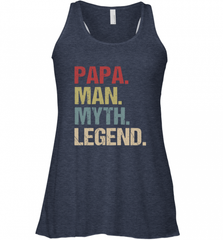 Papa Man Myth Legend Dad Father Women's Racerback Tank Women's Racerback Tank - HHHstores
