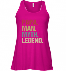 Papa Man Myth Legend Dad Father Women's Racerback Tank Women's Racerback Tank - HHHstores