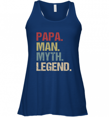 Papa Man Myth Legend Dad Father Women's Racerback Tank Women's Racerback Tank - HHHstores