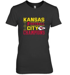 Kansas City Football Champions Vintage KC Distressed Gift Women's Premium T-Shirt