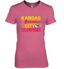 Kansas City Football Champions Vintage KC Distressed Gift Women's Premium T-Shirt Women's Premium T-Shirt - HHHstores