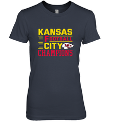 Kansas City Football Champions Vintage KC Distressed Gift Women's Premium T-Shirt Women's Premium T-Shirt - HHHstores