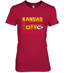 Kansas City Football Champions Vintage KC Distressed Gift Women's Premium T-Shirt Women's Premium T-Shirt - HHHstores