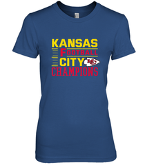 Kansas City Football Champions Vintage KC Distressed Gift Women's Premium T-Shirt Women's Premium T-Shirt - HHHstores
