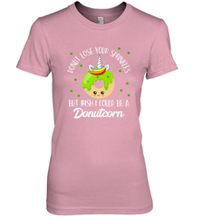 Donutcorn Funny Cute Donut Unicorn Irish St Patrick's Day Women's Premium T-Shirt Women's Premium T-Shirt - HHHstores
