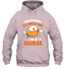 Nurse Halloween Gifts Nothing Scares Me I Am A Nurse Hooded Sweatshirt Hooded Sweatshirt - HHHstores