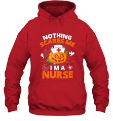 Nurse Halloween Gifts Nothing Scares Me I Am A Nurse Hooded Sweatshirt Hooded Sweatshirt - HHHstores