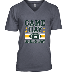 NFL Green Bay WI. Game Day Football Home Team Men's V-Neck Men's V-Neck - HHHstores