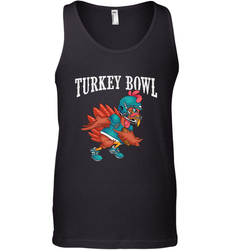 Cool Turkey Bowl _ Funny Thanksgiving Football Player Men's Tank Top