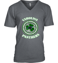 NFL Carolina Panthers Logo Happy St Patrick's Day Men's V-Neck Men's V-Neck - HHHstores