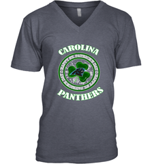 NFL Carolina Panthers Logo Happy St Patrick's Day Men's V-Neck Men's V-Neck - HHHstores