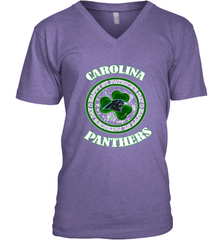 NFL Carolina Panthers Logo Happy St Patrick's Day Men's V-Neck Men's V-Neck - HHHstores
