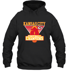 Kansas City Old School Football _ The City Of Champions LIV Hooded Sweatshirt Hooded Sweatshirt - HHHstores