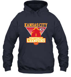 Kansas City Old School Football _ The City Of Champions LIV Hooded Sweatshirt